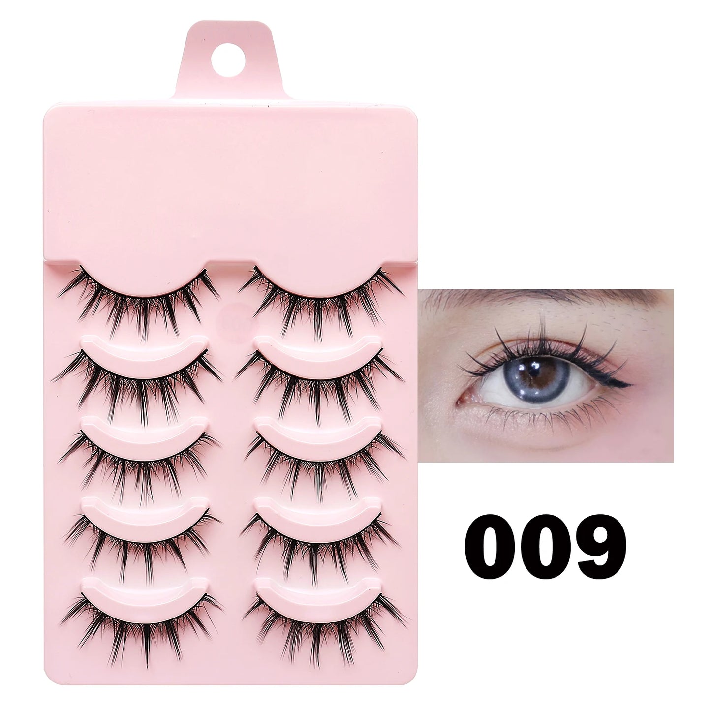 Manga Lashes – Soft Natural Wispy False Eyelashes for Daily Makeup