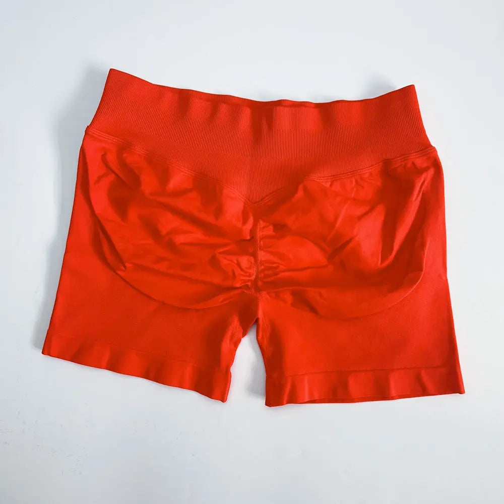 NCLAGEN Seamless Shorts – Low Waist Scrunch Butt Gym & Yoga Wear