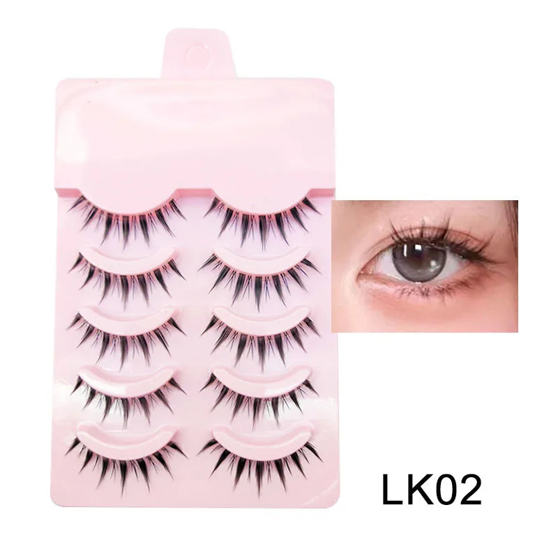 Manga Lashes – Soft Natural Wispy False Eyelashes for Daily Makeup
