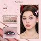 Flower Knows black Swan Ballet Eyeshadow Palette Matte Fine Shimmer Pearl Face Palette 6 Colour Glitter Eye Shadow