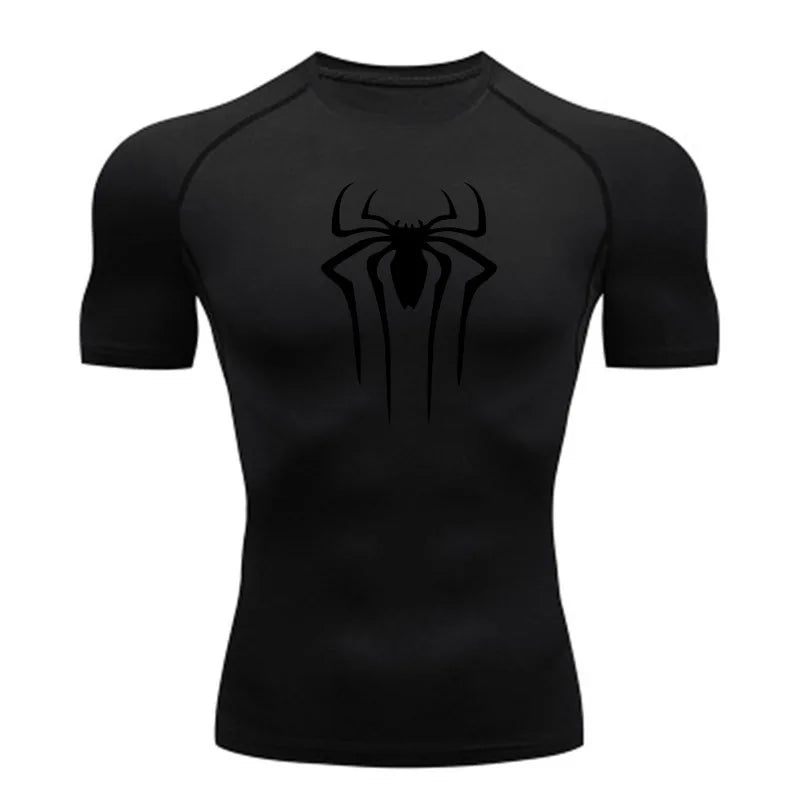 Men’s Compression Shirt – Superhero Quick-Dry Fitness Gym T-Shirt