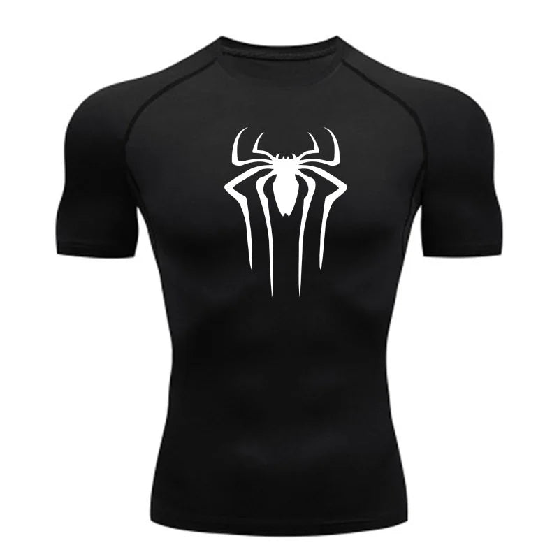 Men’s Compression Shirt – Superhero Quick-Dry Fitness Gym T-Shirt