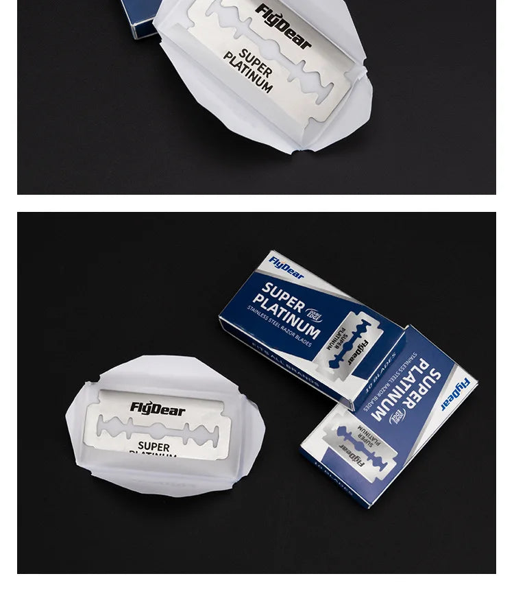 Double Edge Razor Blades – 30/50/100pcs Professional Shaving Blades for Men