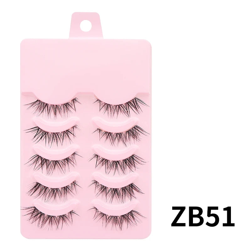Manga Lashes – Soft Natural Wispy False Eyelashes for Daily Makeup