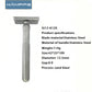 KAMPFE Double-Sided Manual Safety Razor CNC Stainless Steel Closed Or Open-Type Men's Grooming Tool