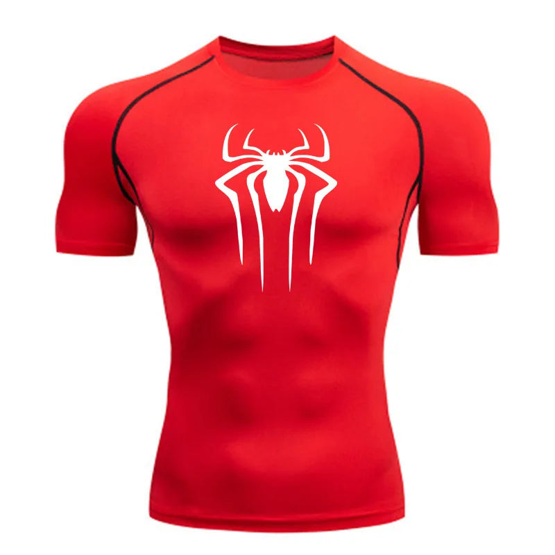 Men’s Compression Shirt – Superhero Quick-Dry Fitness Gym T-Shirt