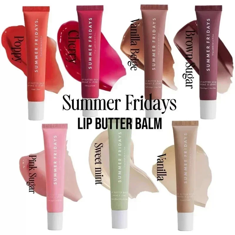 Summer Fridays Lip Balm – Moisturizing Glossy Lip Oil with Sweet Scents