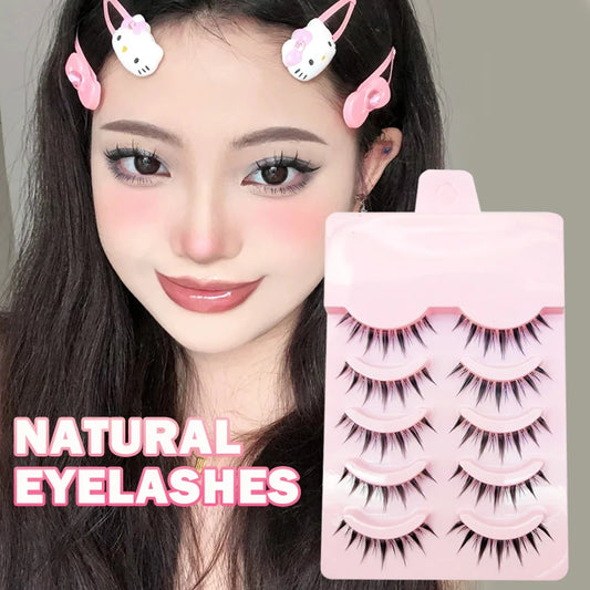Manga Lashes – Soft Natural Wispy False Eyelashes for Daily Makeup