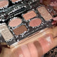 Flower Knows black Swan Ballet Eyeshadow Palette Matte Fine Shimmer Pearl Face Palette 6 Colour Glitter Eye Shadow