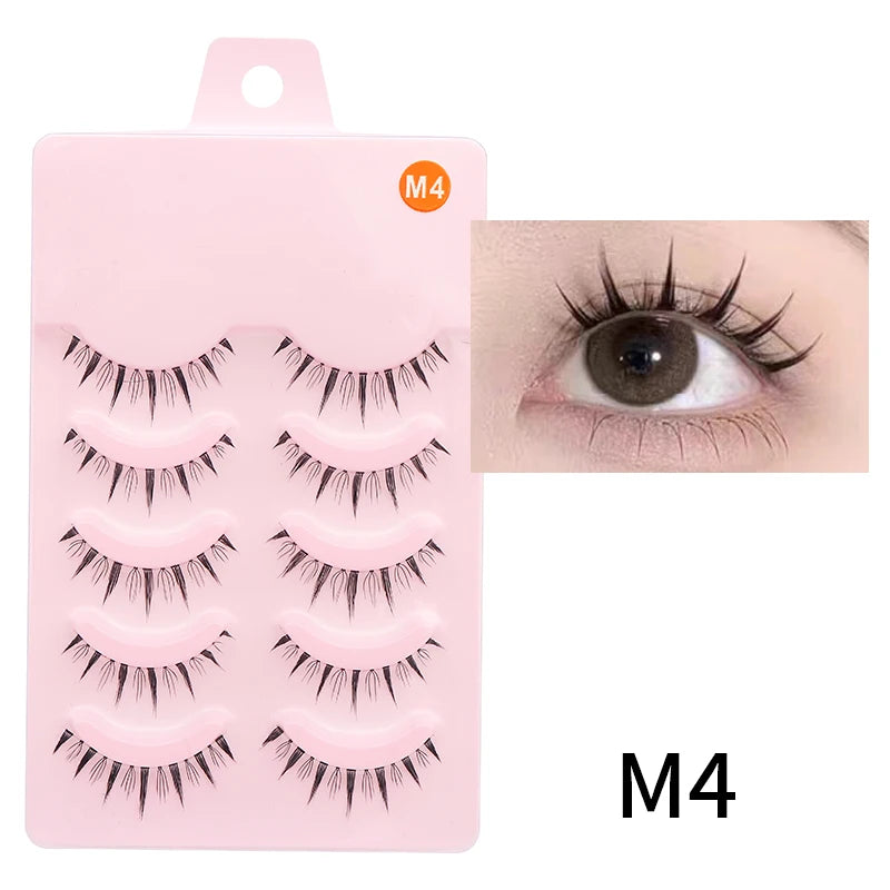 Manga Lashes – Soft Natural Wispy False Eyelashes for Daily Makeup