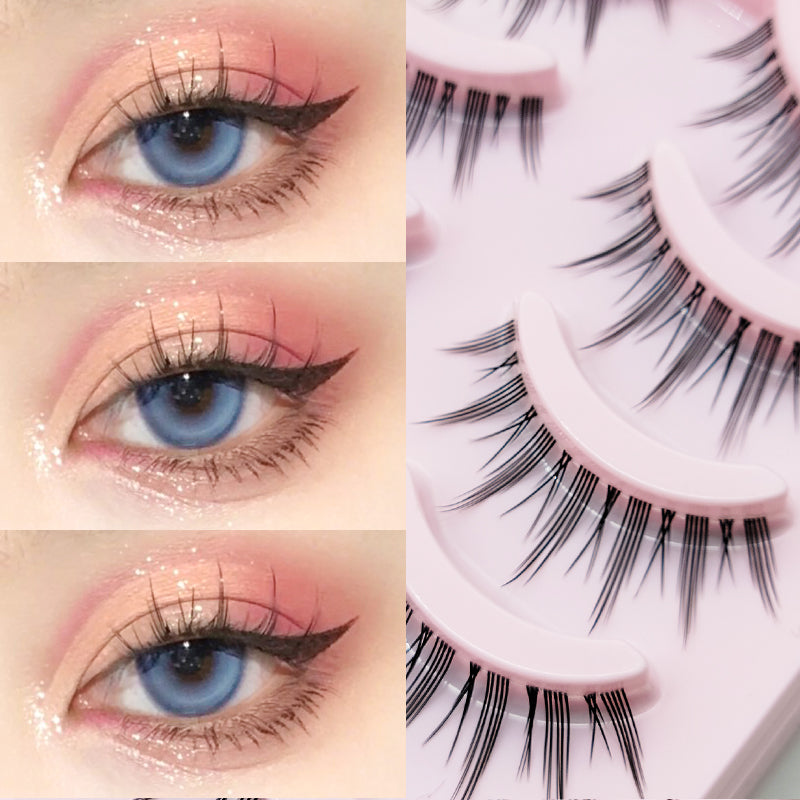 Manga Lashes – Soft Natural Wispy False Eyelashes for Daily Makeup