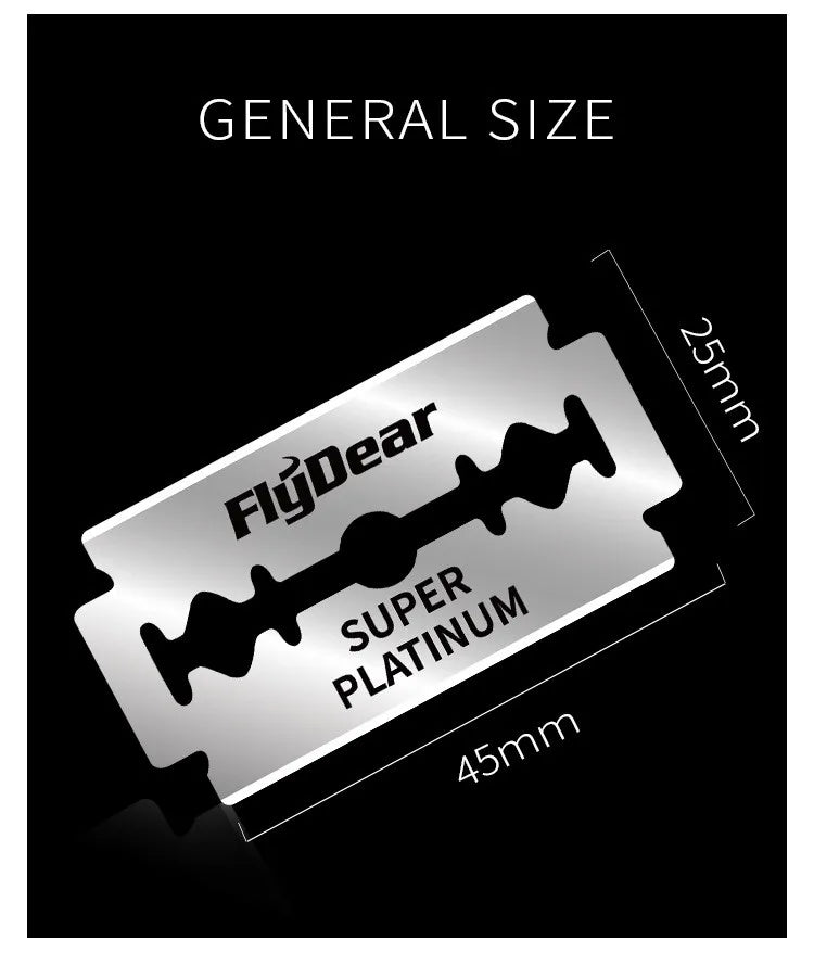 Double Edge Razor Blades – 30/50/100pcs Professional Shaving Blades for Men
