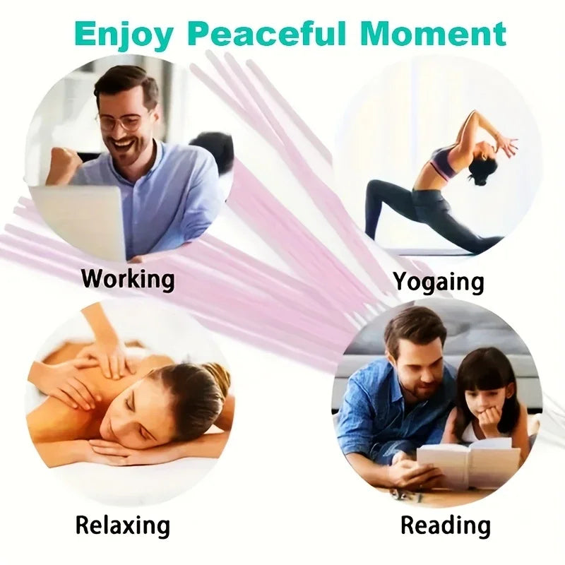 Lavender Aromatherapy Wood Sticks, 8.66 Inches, Home Decoration, Hotel And Spa Atmosphere, Perfect Choice for Holiday Gifts