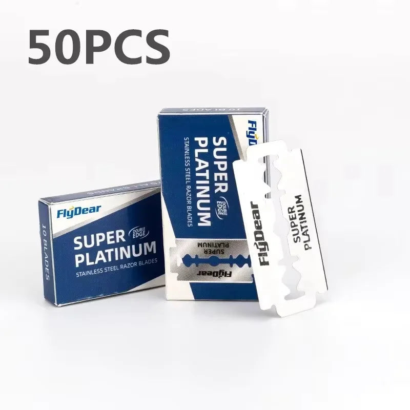Double Edge Razor Blades – 30/50/100pcs Professional Shaving Blades for Men