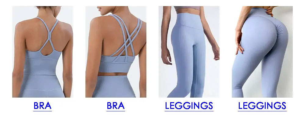 Sportswear Woman Gym Sports Bra and Leggings Woman 2 Piece Set Outifit Naked Feeling Female Fitness Clothing Women' Tracksuit