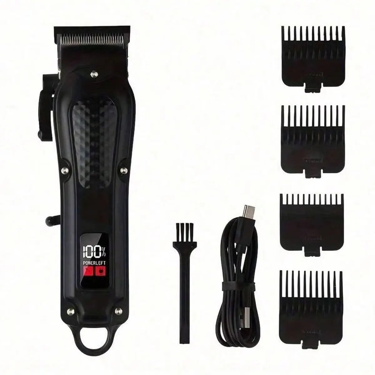 Professional USB Rechargeable Hair Clipper & Beard Trimmer, Cordless, Ideal Gift For Men