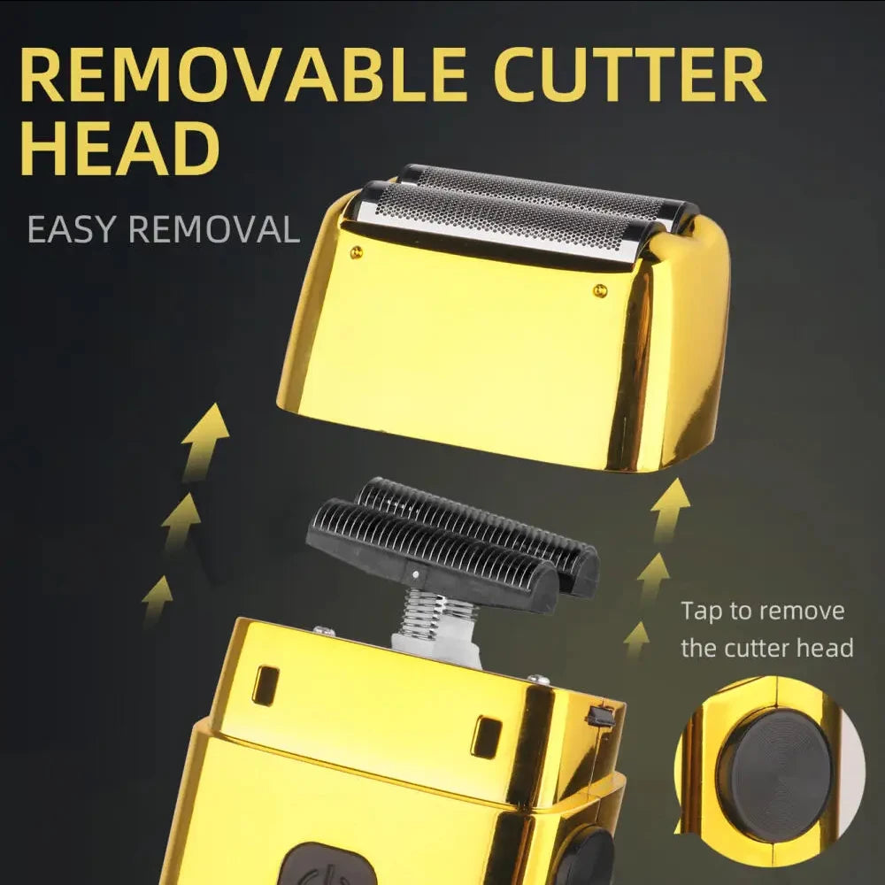 Electric Shaver for Men – Waterproof USB Rechargeable Twin Blade Razor