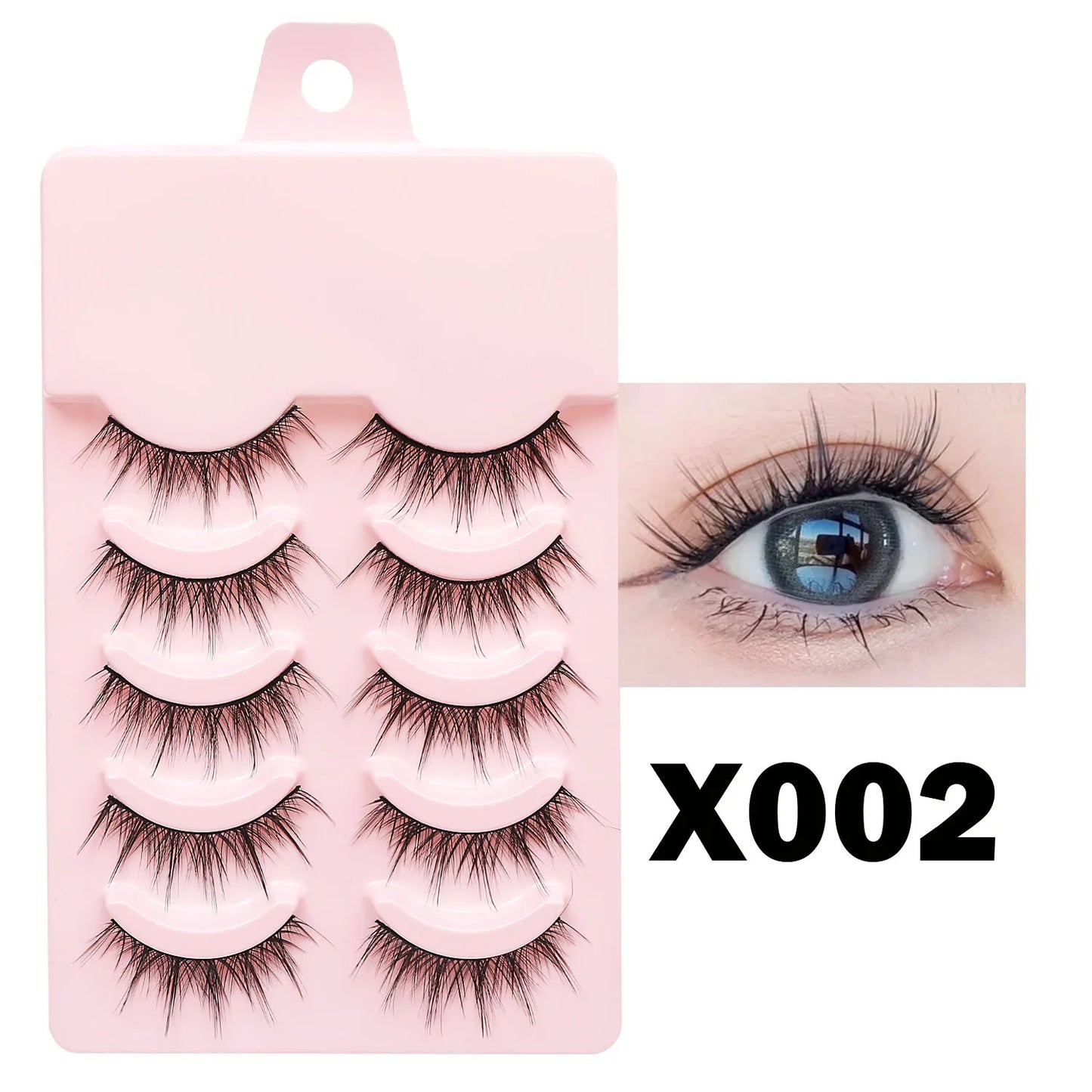 Manga Lashes – Soft Natural Wispy False Eyelashes for Daily Makeup