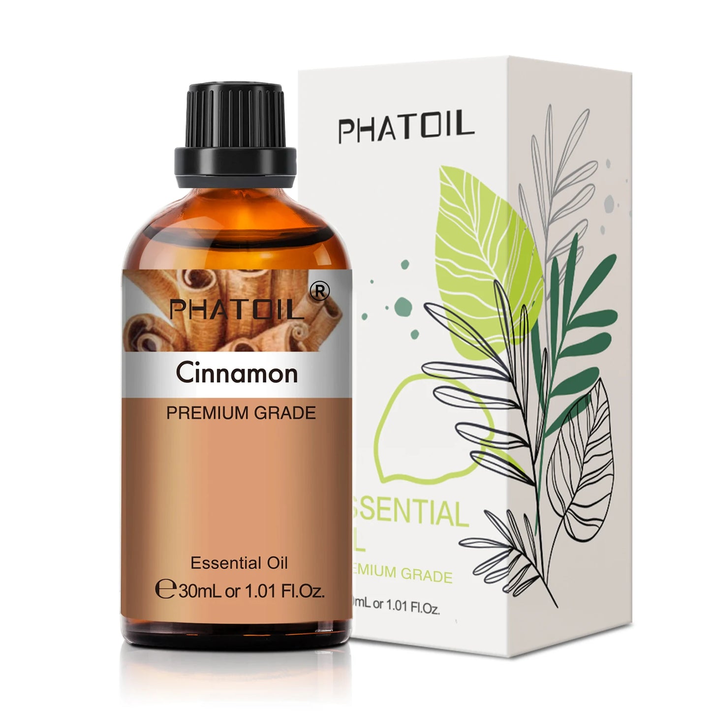 PHATOIL 1PCS Aromatherapy Essential Oil 30ml Lemon Eucalyptus Lavender Bergamot Jasmine Juniper Rose Vanilla Aroma Essential Oil