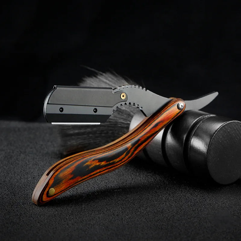 Professional Men’s Straight Razor – Stainless Steel Folding Shaving Blade