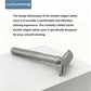KAMPFE Double-Sided Manual Safety Razor CNC Stainless Steel Closed Or Open-Type Men's Grooming Tool