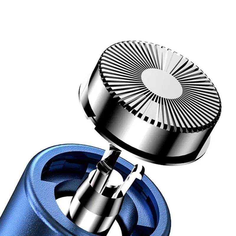 Electric Nose & Ear Hair Trimmer – USB Rechargeable Grooming Tool