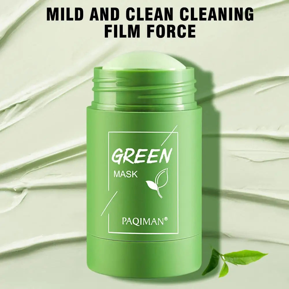 Green Tea Mask Face Clean Green Tea Cleansing Deep Moisturizing Shrink Pores Blackhead Acne Facial Korean Skin Care