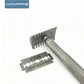 KAMPFE Double-Sided Manual Safety Razor CNC Stainless Steel Closed Or Open-Type Men's Grooming Tool