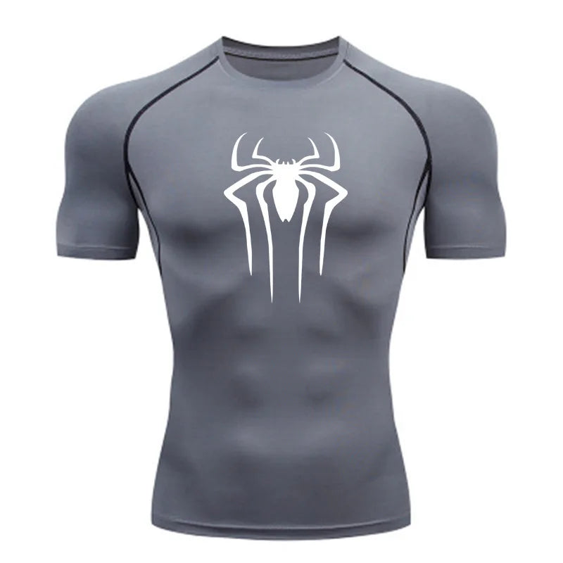 Men’s Compression Shirt – Superhero Quick-Dry Fitness Gym T-Shirt