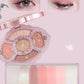 Flower Knows black Swan Ballet Eyeshadow Palette Matte Fine Shimmer Pearl Face Palette 6 Colour Glitter Eye Shadow