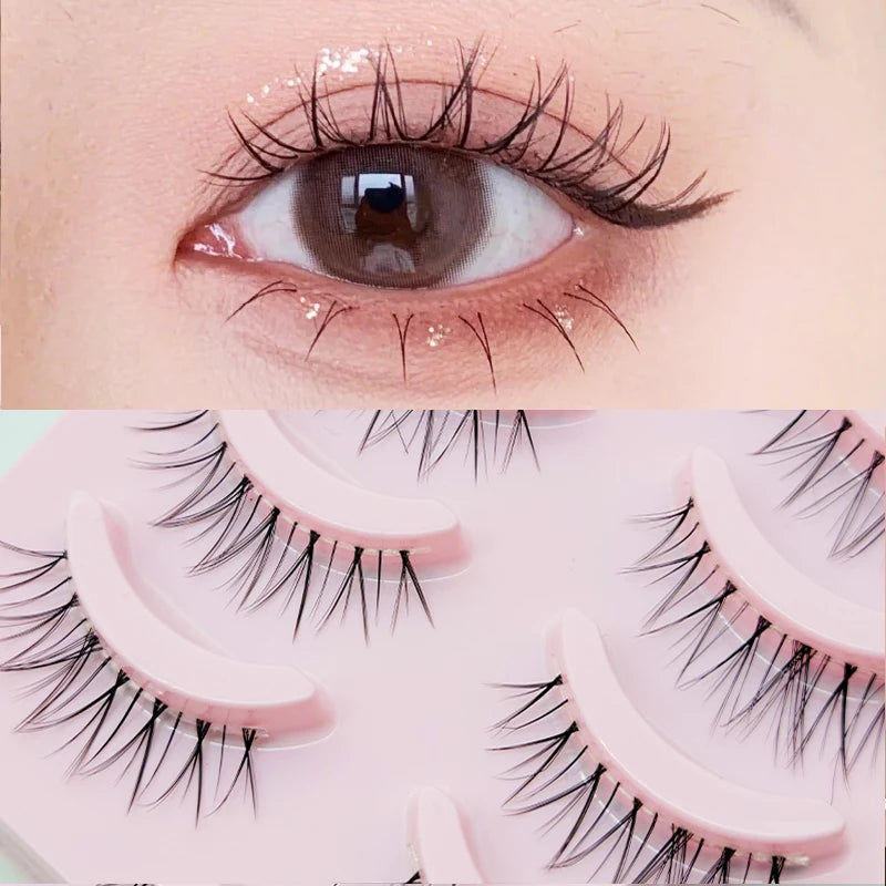 Manga Lashes – Soft Natural Wispy False Eyelashes for Daily Makeup