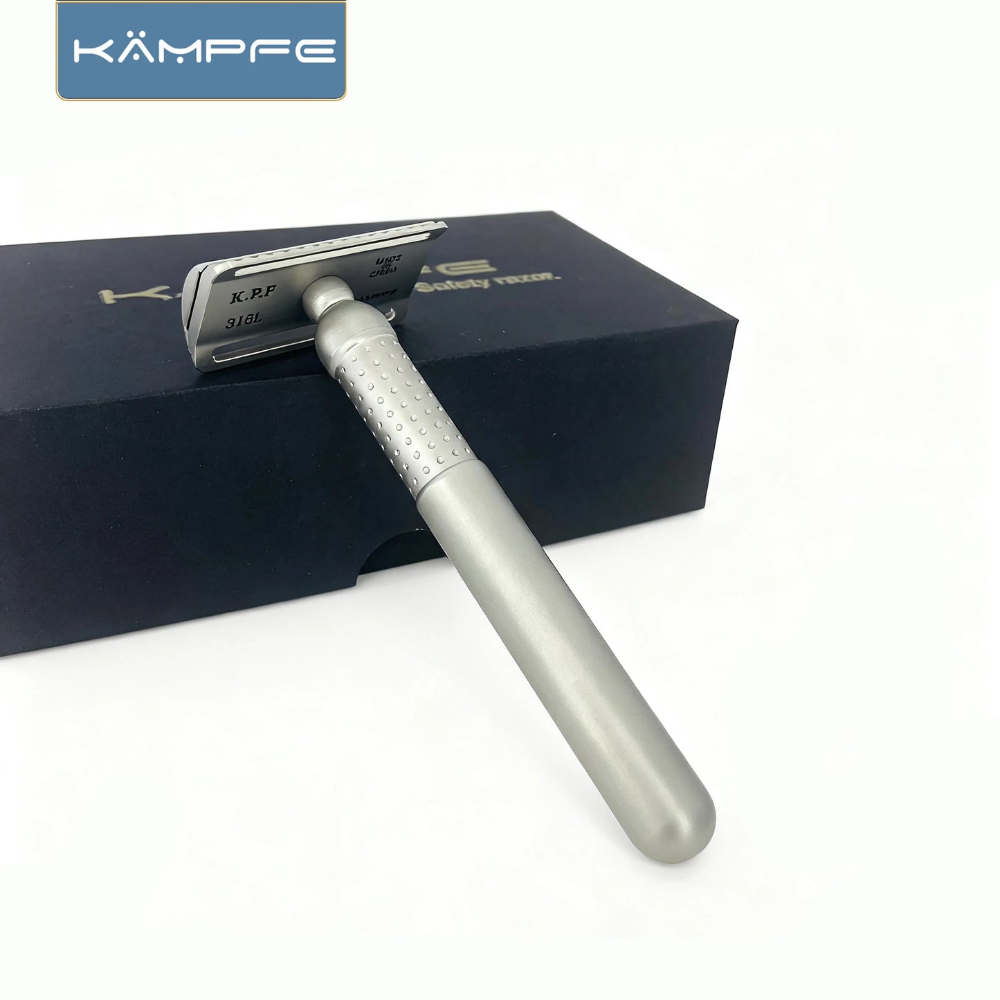 KAMPFE Double-Sided Manual Safety Razor CNC Stainless Steel Closed Or Open-Type Men's Grooming Tool