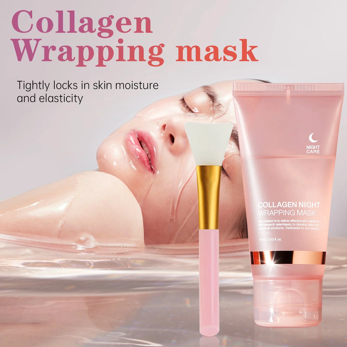 Lakerain Collagen Night Mask – Firming & Hydrating Overnight Treatment