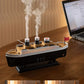 Titanic Ship Model Air Humidifier Home 250ml Remote Control Essential Oil Jellyfish Smoke Ring Spray Aroma Diffuser Humidifiers