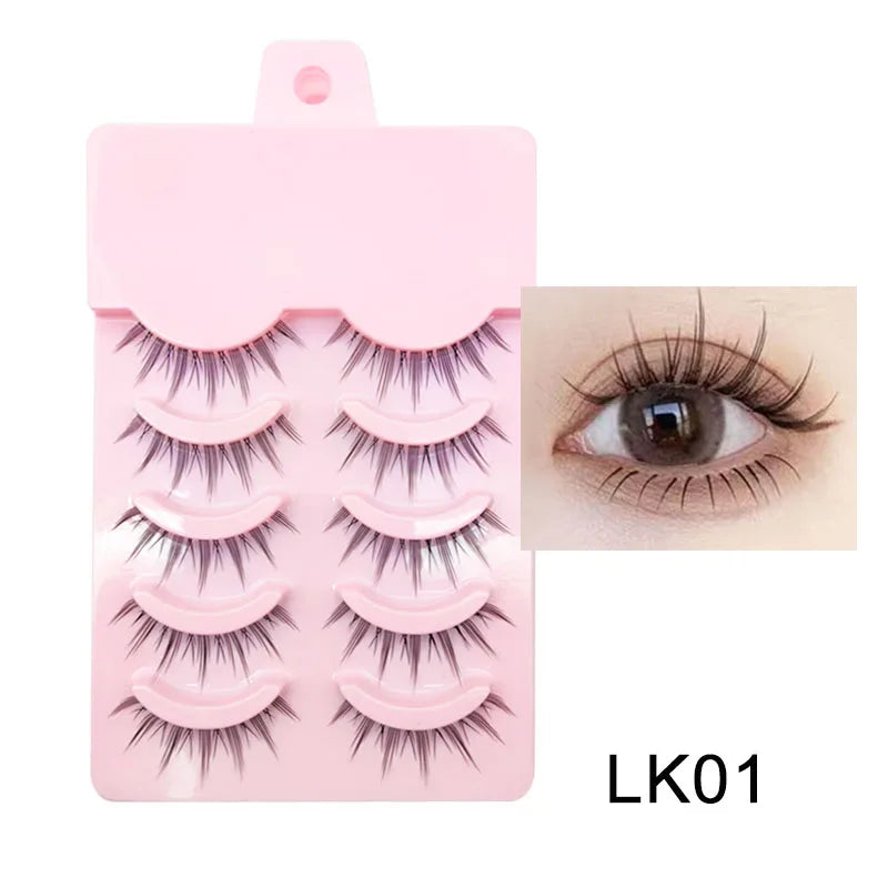 Manga Lashes – Soft Natural Wispy False Eyelashes for Daily Makeup