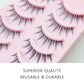 Manga Lashes – Soft Natural Wispy False Eyelashes for Daily Makeup