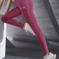 New High Waist Women's Leggings Stretch Yoga Pants Tights With Pockets Push Up Fitness Running Sportswear Solid Color Pants