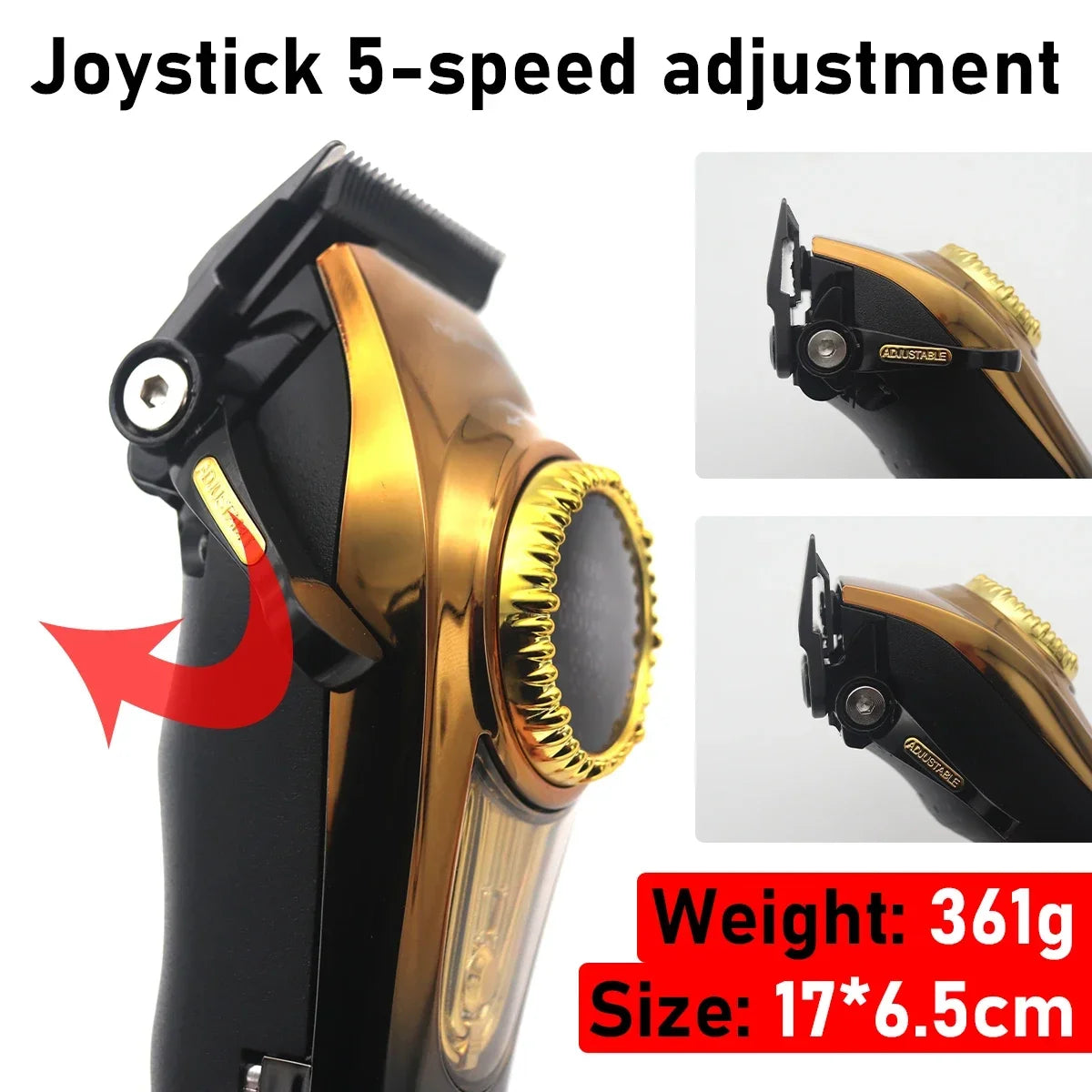 Kemei KM-1691 KM-1677 Baber Professional Hair Clipper Hair Cutting Machine  for Men Electric Hair Trimmer Men Gift 9000RPM 10W