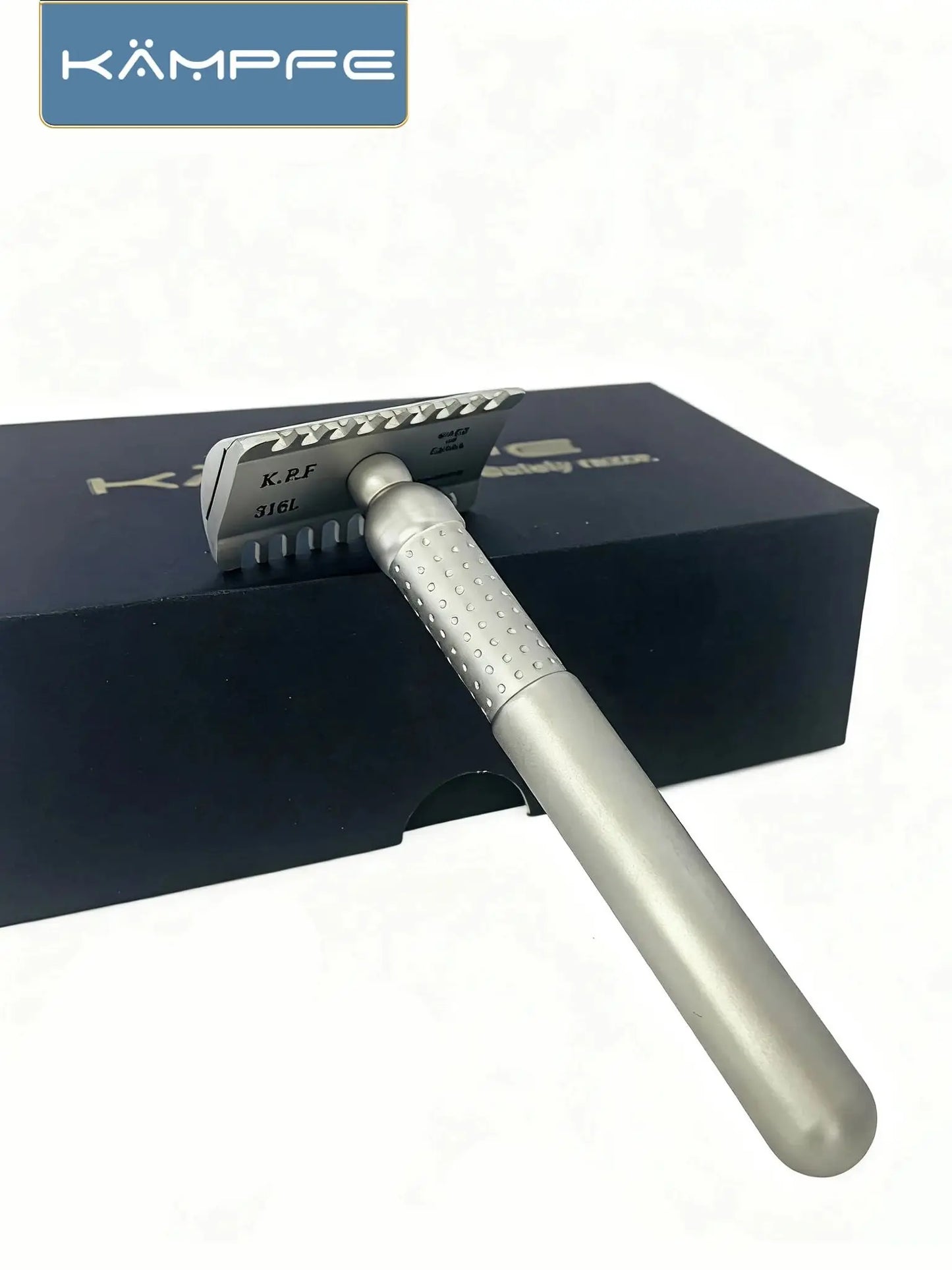 KAMPFE Double-Sided Manual Safety Razor CNC Stainless Steel Closed Or Open-Type Men's Grooming Tool