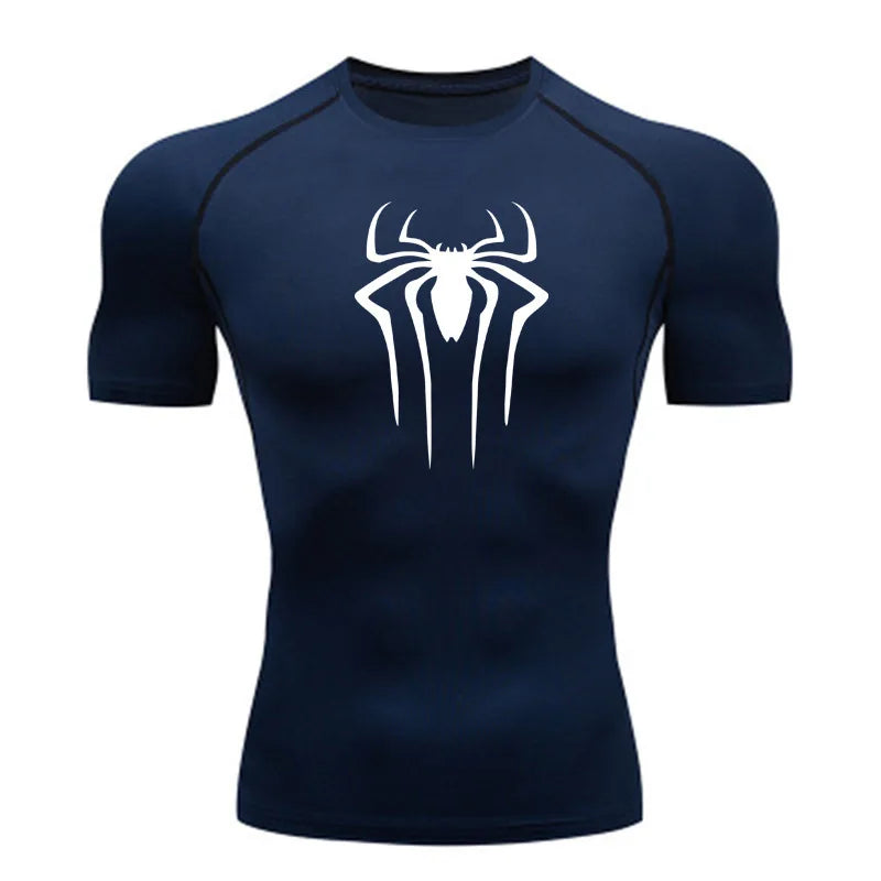 Men’s Compression Shirt – Superhero Quick-Dry Fitness Gym T-Shirt