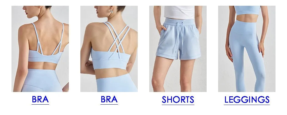 Sportswear Woman Gym Sports Bra and Leggings Woman 2 Piece Set Outifit Naked Feeling Female Fitness Clothing Women' Tracksuit