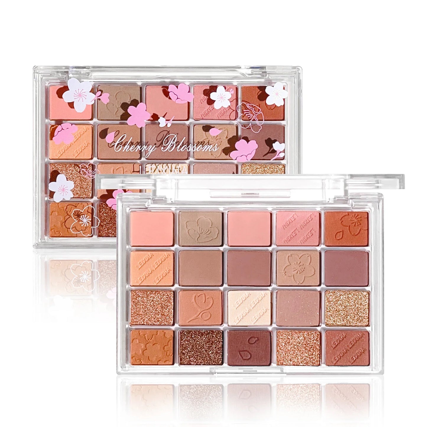 20-Color Eyeshadow Palette – Shimmer & Matte, Highly Pigmented, Blendable & Long-Lasting