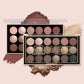 18-Color Eyeshadow Palette – Pearlescent, Matte, Fine Shimmer, Glitter, Earth Tones, Long-Lasting, High-Performance