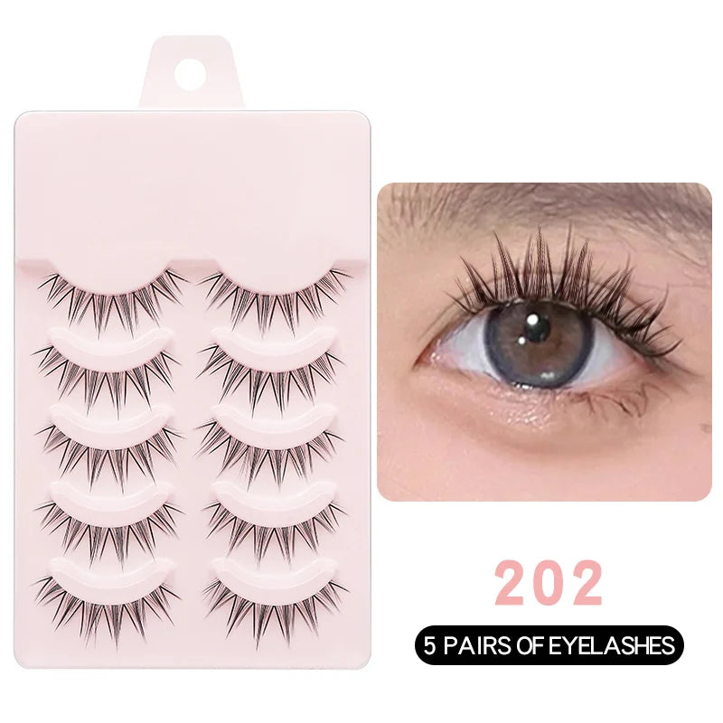 Manga Lashes – Soft Natural Wispy False Eyelashes for Daily Makeup