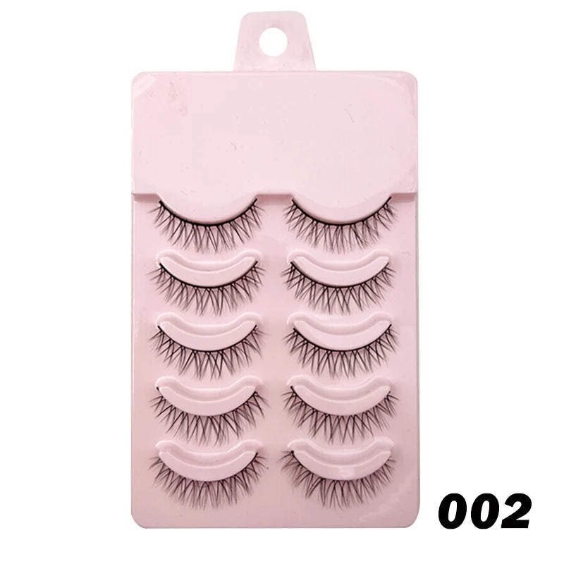 Manga Lashes – Soft Natural Wispy False Eyelashes for Daily Makeup