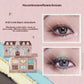 Flower Knows black Swan Ballet Eyeshadow Palette Matte Fine Shimmer Pearl Face Palette 6 Colour Glitter Eye Shadow