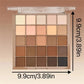 25 Color Eyeshadow Palette - Neutral Gray and Brown Earthy Tone, Coffee and Chocolate Style, Create a Multi-Functional Makeup Appearance That Naturally to Theate