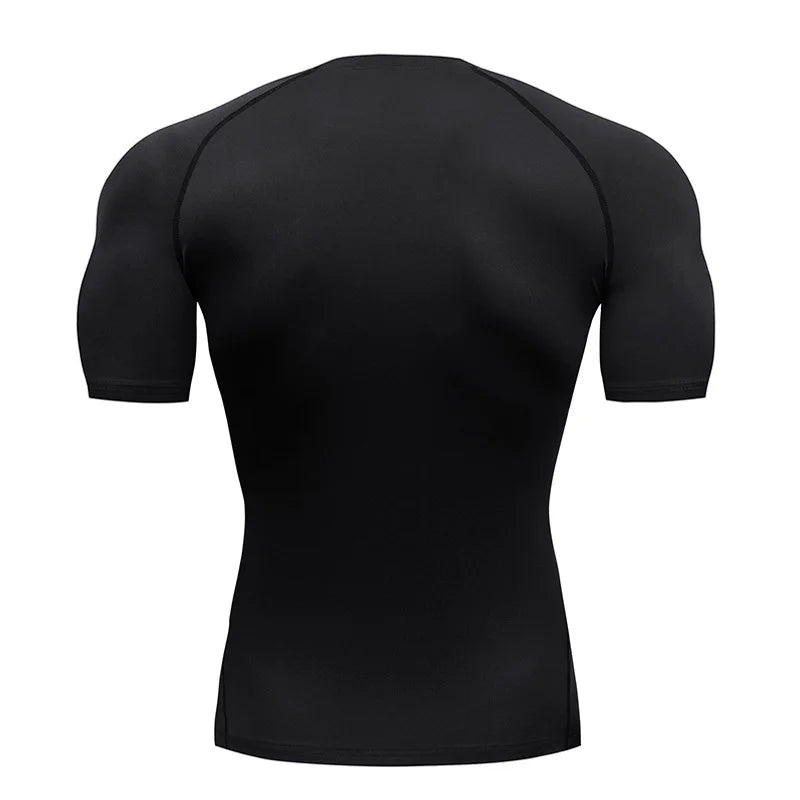 Men’s Compression Shirt – Superhero Quick-Dry Fitness Gym T-Shirt