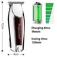 Rechargeable Cordless Hair Trimmer – Professional Men’s Grooming Clipper