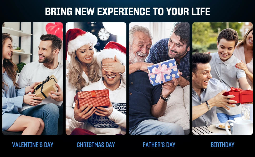 SEJOY Multifunctional  Electric Shavers Kits for Bald Head Shaver Beard Shaving Machine for Men Grooming Kit Husband Gift